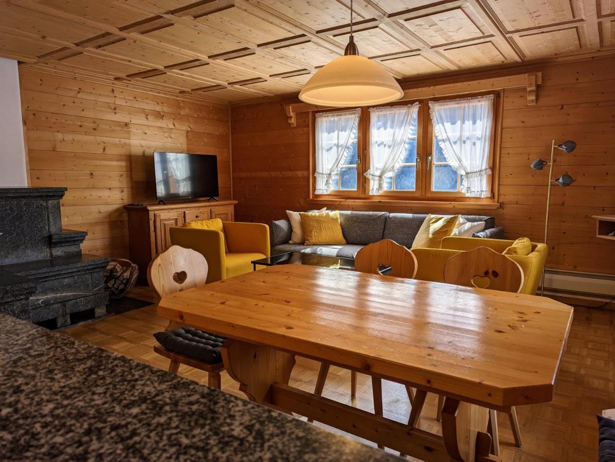 Maisonette-Wohnung In Rueras Bei Sedrun - 200M Zum Bahnhof - Perfekt Fuer Ski & Ausfluege Eksteriør billede