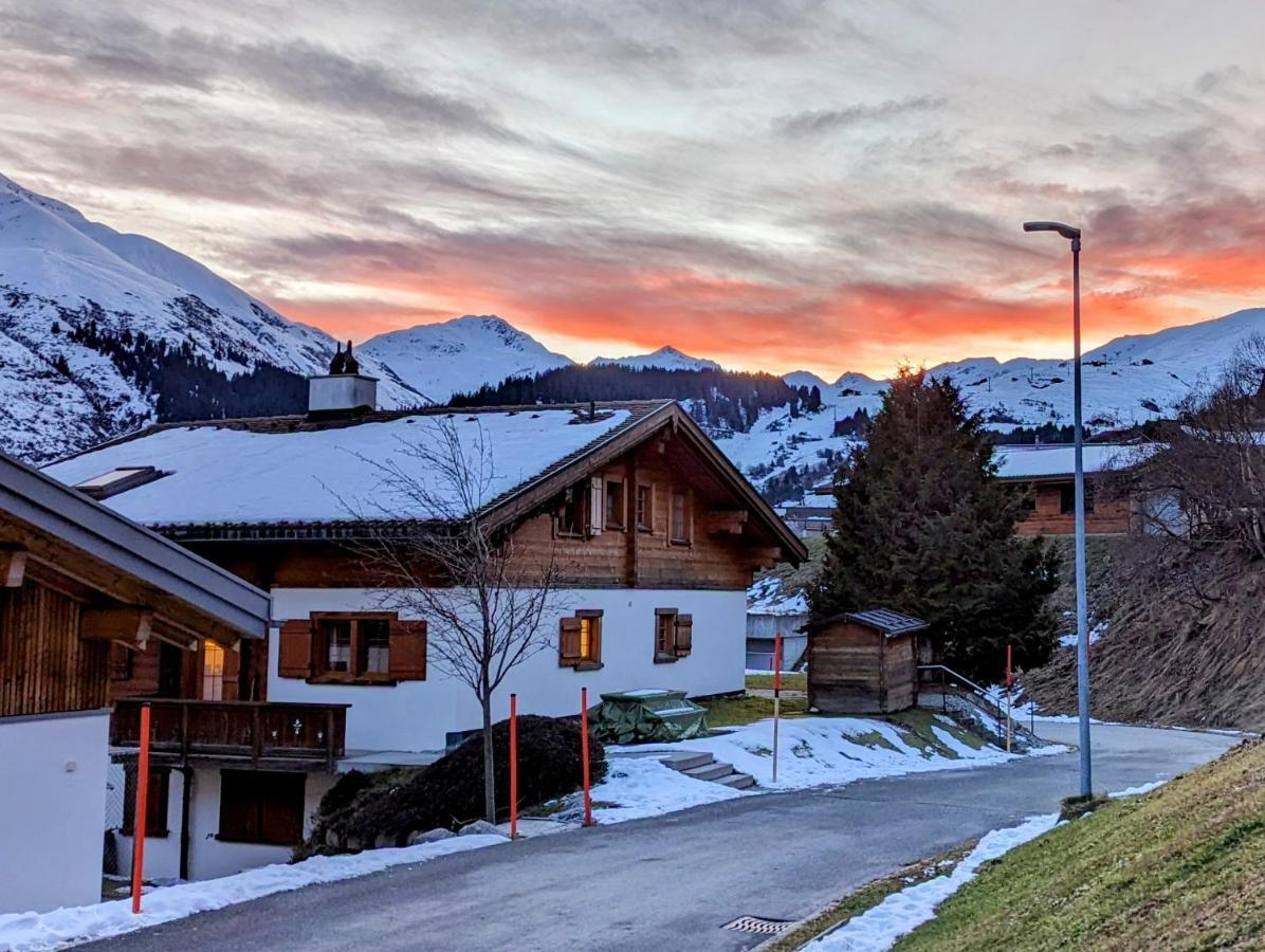 Maisonette-Wohnung In Rueras Bei Sedrun - 200M Zum Bahnhof - Perfekt Fuer Ski & Ausfluege Eksteriør billede